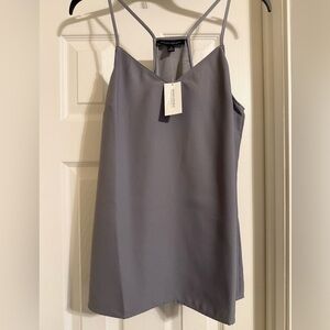 Banana Republic Gray Strappy Blouse